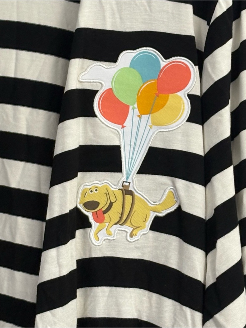 Torrid Disney Pixar UP! Doug Striped Open Front T-Shirt Cardigan - Picture 5 of 9
